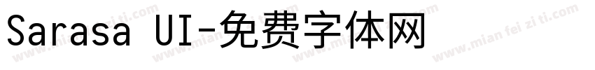 Sarasa UI字体转换